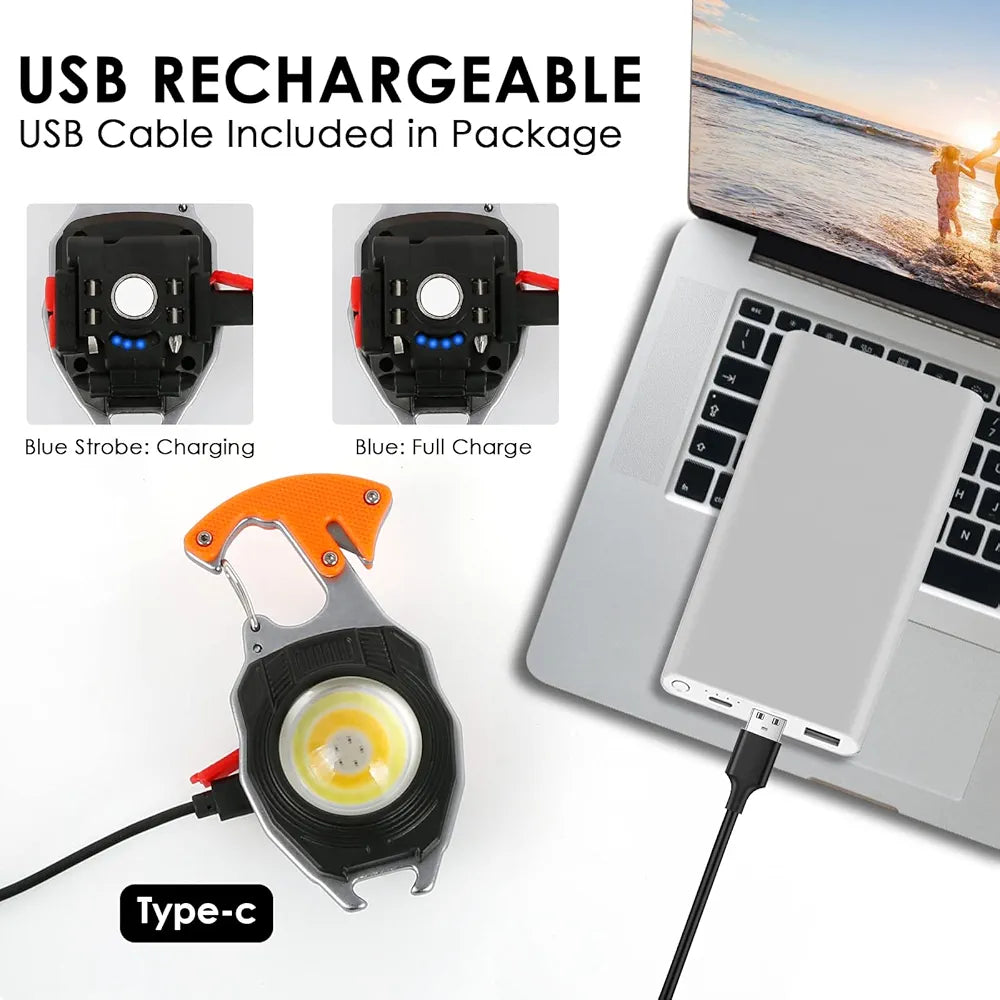 Multifunctional Keychain Light
