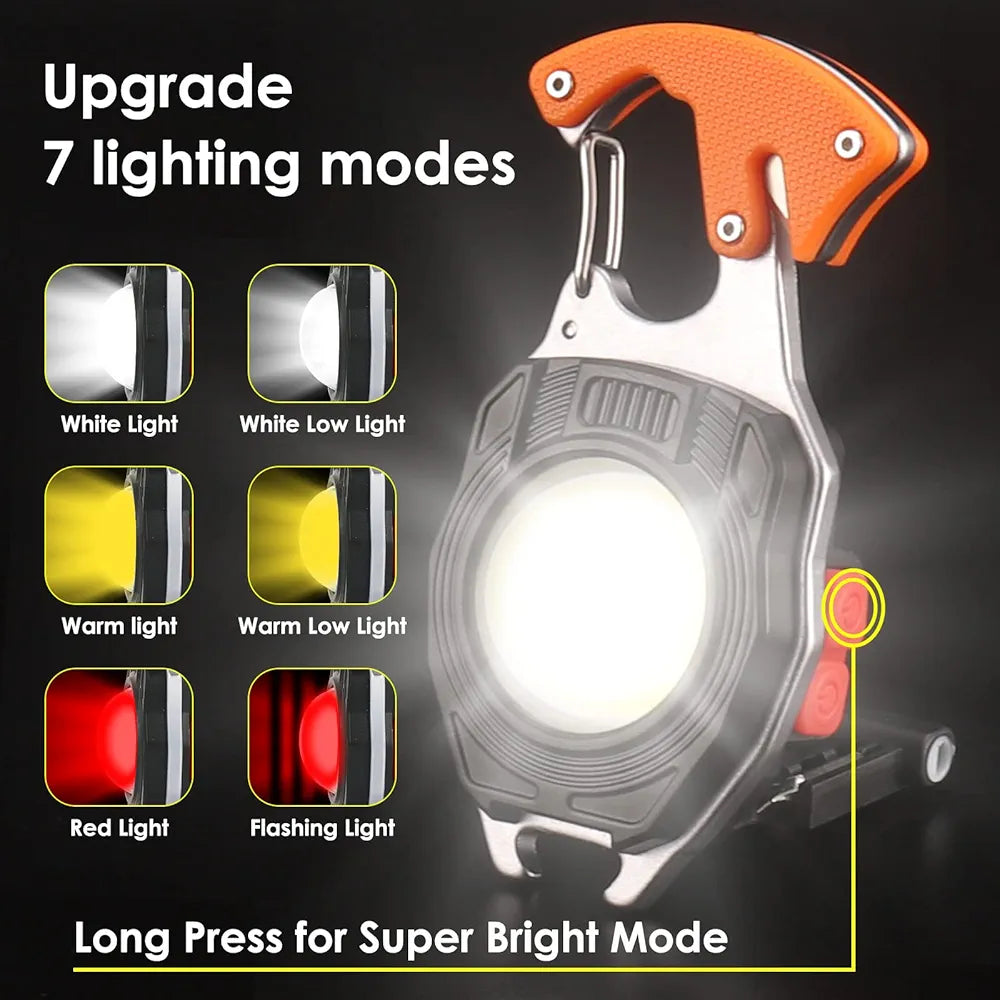 Multifunctional Keychain Light