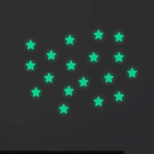 Neon Star Stickers