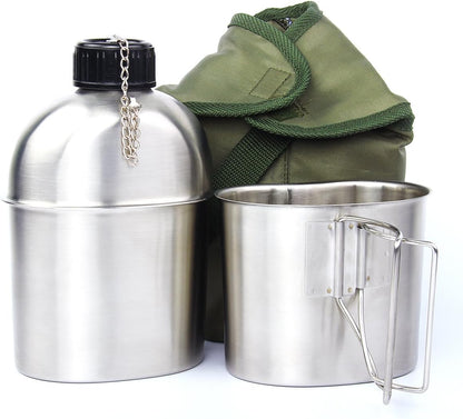 Portable Military Bottle with Cup